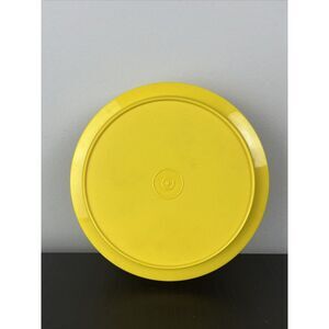 Tupperware‎ Serve-N-Seal Bowl #1206-14 w/ Lid #1207-13 Yellow Vintage